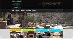 Desktop Screenshot of precision-landscape.com